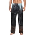 thumbnail image 1 of Fotbe Gloomy Mansion Forest Scene Pantalones de Pijama para Hombre, Pantalones de Dormir, Pantalones de Casa con Cintura Ajustable y Bolsillos-XX-Large, 1 of 6