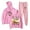 Pink, variant on Josiah Queen My Promised Land Tour Hoodie Jogger Pants Two Piece Set Women Men Sweatshirts Sweatpants