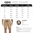 thumbnail image 5 of QDG Men's Quick Dry Swim Trunks Beach Board Shorts with Adjustable Drawstring Waist, 5 of 8