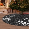 thumbnail image 6 of Picia I love Math Print Christmas Tree Skirt , Christmas Tree Skirt Ornaments for Merry Christmas Holiday Party Decorations Indoor Outdoor-48", 6 of 7