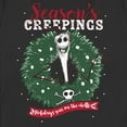thumbnail image 2 of Women's The Nightmare Before Christmas Jack Season's Creepings Graphic Tee Black X Large, 2 of 4