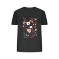 thumbnail image 1 of Camisetas de Verano de Mujer Pequeña Flor Impresa Cuello Redondo Manga Corta Superior, Verano Superior de las Mujeres, 1 of 8