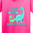 thumbnail image 4 of Inktastic I Love My Auntie-saurus Cute Brontosaurus Family Youth T-Shirt, 4 of 5