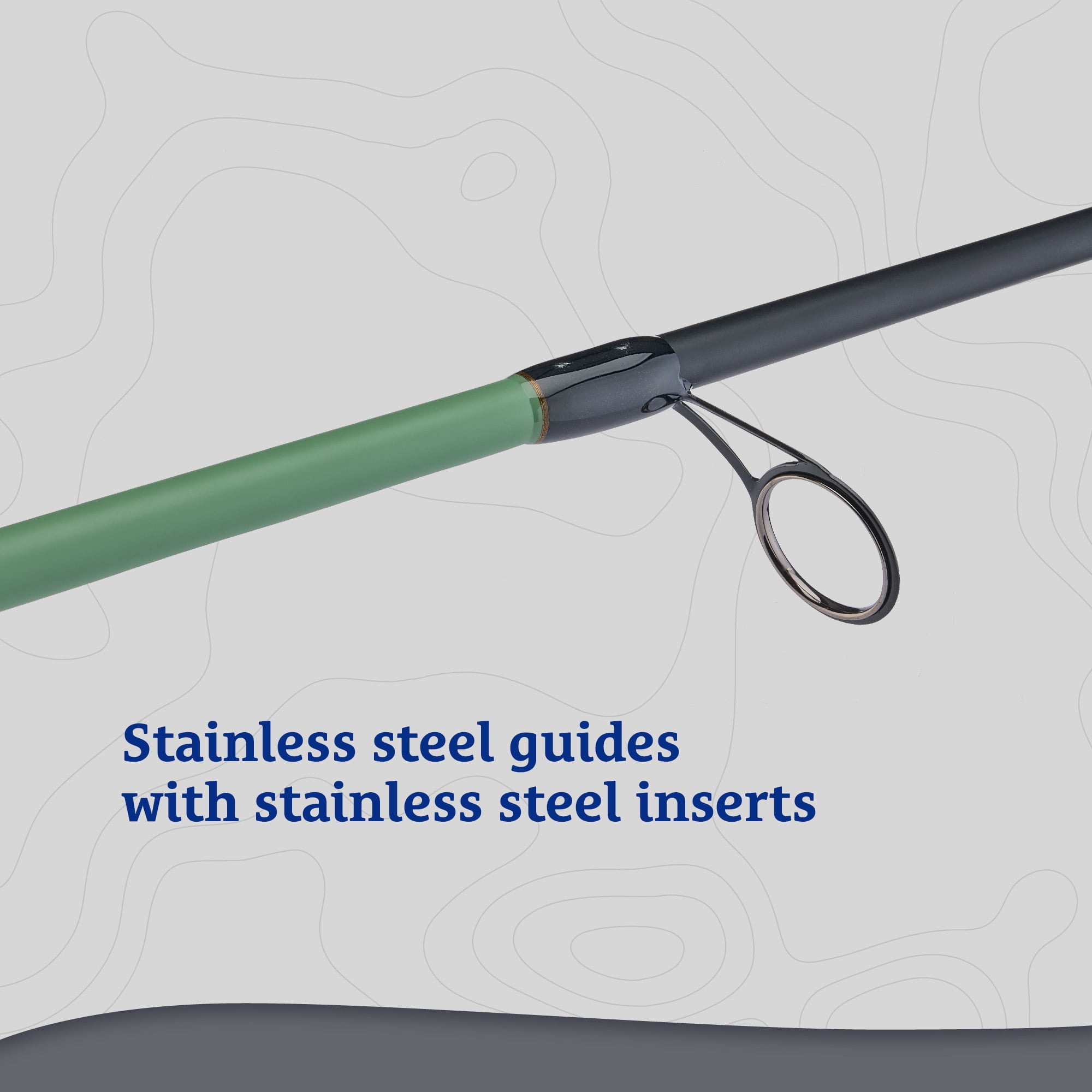 Shakespeare Wild Spinning Combo 6'6" 1-Piece Fishing Rod and Reel Combo