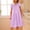 Purple, variant on Clearance Clothes Under 10.00 TMOYZQ Women's Vintage Solid Nightgowns Lightweight Short Sleeve Ice Silk Night Dress Casual Lace Neckline Non See Through Sleep Dress