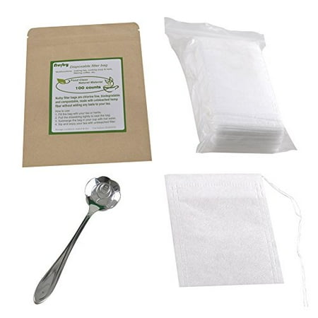 Tea Filter Bags Nuiby Unbleached 100 Natural Empty