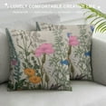 thumbnail image 3 of COMIO  Spring Pillow Covers, Farmhouse Wildflower Green Throw Pillow Covers Floral Plant Outdoor Decorative Pillows for Couch Home Sofa Living Room, 3 of 5