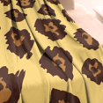 thumbnail image 3 of Yellow and Brown Of Leopard Print Blanket,Comfortable Soft Lamb Wool Throw Blanket,All Season,Warm Lightweight Blankets for Sofa Bed Couch Living Room Chair,60"x80", 3 of 4
