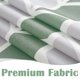 thumbnail image 5 of Cortina de Ducha Jinchan Impermeable Chevron 178x183 cm con Ganchos, 5 of 8