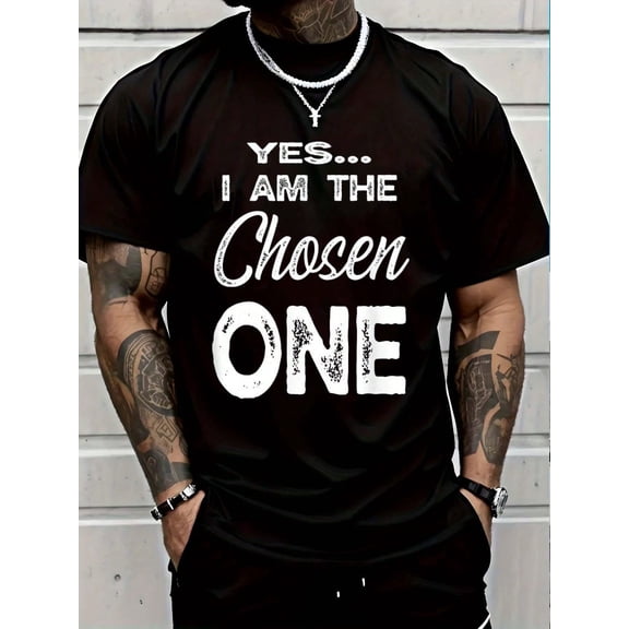 100% Cotton I Am The Chosen One T-ShirtFashion Printing TshirtFashion Printing Tshirt Women's Men Graphic Tee