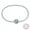 PAB005, variant on BONZEUS 925 Sterling Silver Charm Bracelet for Women - Blue Butterfly, Octagonal Star, Evil Eye & More with Zircon - 17-20CM Adjustable Length - Fine Jewelry Gift