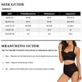 thumbnail image 3 of KISSMODA Womens Bikini Swimwear Set 2 piece Bikinis Halter Tops Push Up Bathing Suits Swimwear, 3 of 6