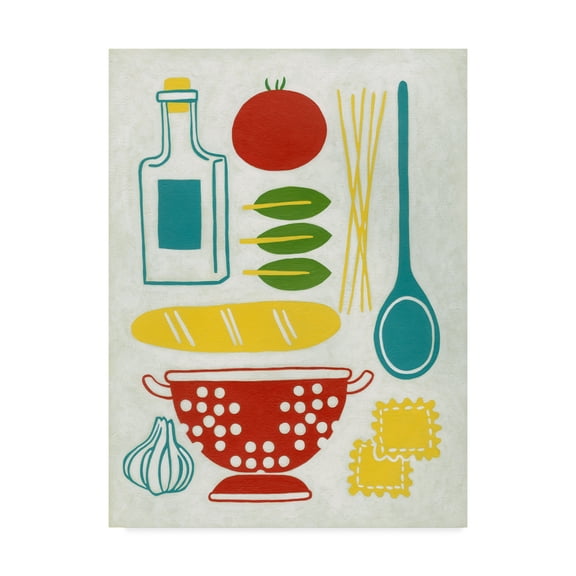 Trademark Fine Art 'Sunday Dinner' Canvas Art by Chariklia Zarris