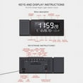 thumbnail image 2 of Home Multi-function Digital Analog Alarm Clocks Bedside Large Screen Night Lights Alarm Clock, 2 of 8