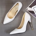 thumbnail image 1 of Zapatos de charol de color sólido a la moda para mujer, zapatos de tacón alto con punta estrecha Wmkox8yii hfjk605, 1 of 7