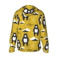 thumbnail image 2 of Picia Cartoon Bear Yellow Women's Men's UPF 50+ Sun Protection Hoodie Shirt Long Sleeve SPF Fishing Outdoor UV Hiking Lightweight Shirts-Medium, 2 of 9