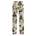 thumbnail image 4 of Women's Comfy Christmas Pajama Long Pants Casual Pj Bottoms for Women Drawstring Lounge Pants Comfy Baggy Sleepwear Fall Winter Home Wear, 4 of 6