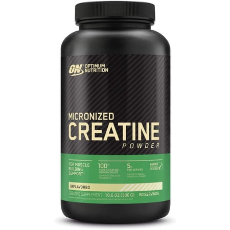 Optimum Nutrition Micronized Creatine Monohydrate Powder Unflavored 10.6 oz 300 grams