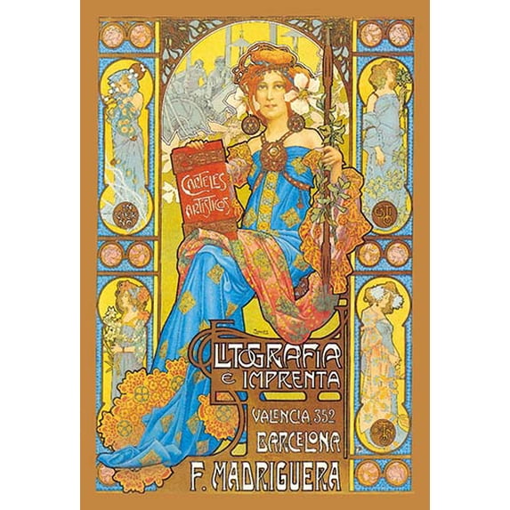 Litografia e Imprenta Fine art canvas print (20" x 30")