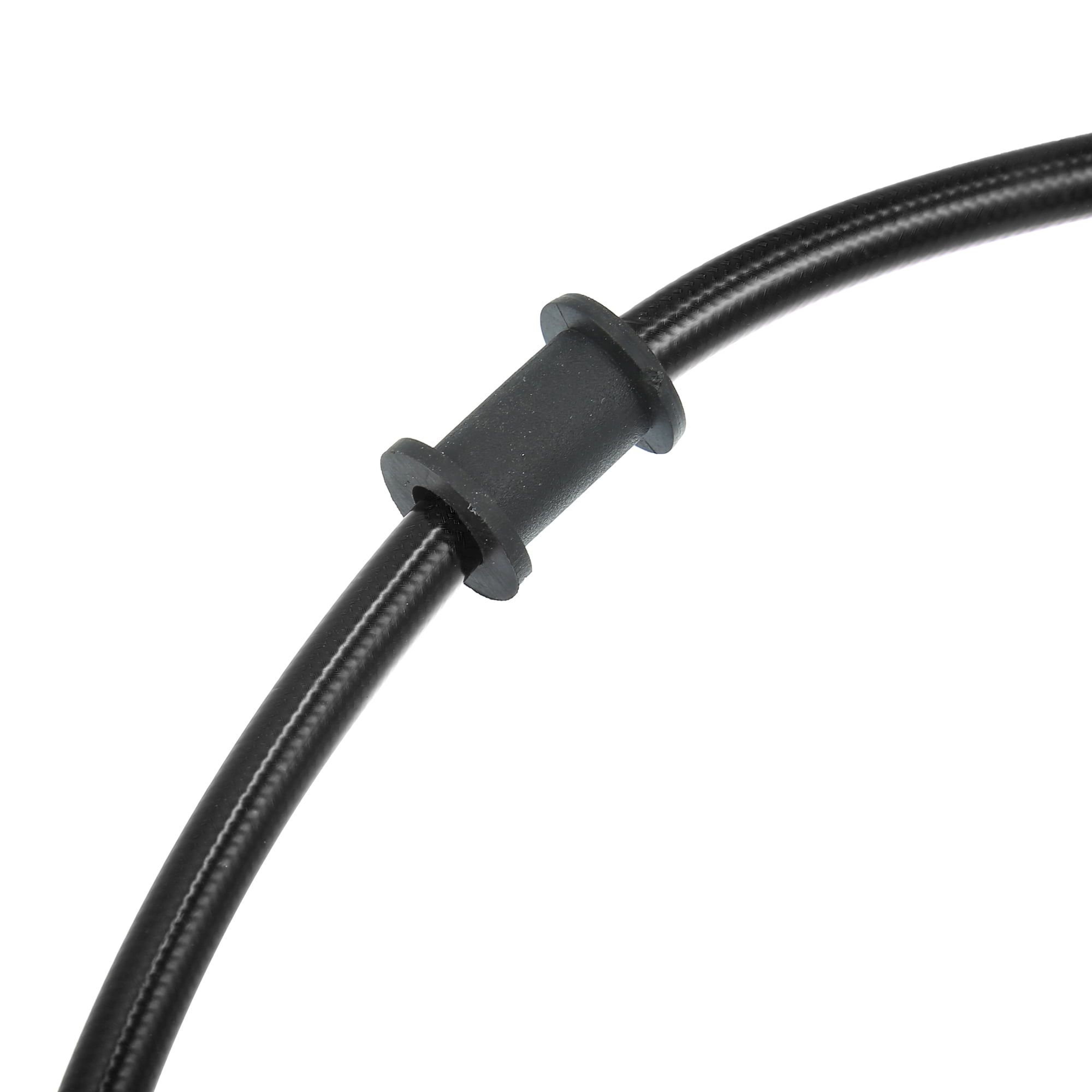 Unique Bargains 40cm 15.75" Degree Braided Brake Clutch Oil Hose Pipe for Motorcycle Black