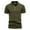 Army Green, variant on YOTMKGDO Polo Shirts for Men, Collared Men's New Lapel Sports Fashion Casual Solid Color d T Shirt Short Sleeve (Dark Gray, M)