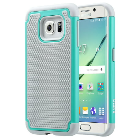 ULAK Galaxy S6 Edge Case, Hybrid Case with Dual Shock Resistant Soft silicone Case Design and Hard PC Construction for Samsung Galaxy S6 Edge (5.1