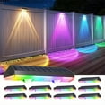thumbnail image 2 of Aplique de pared solar Toystoory para exteriores 2 piezas luz colorida, 2 of 6