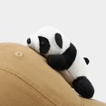 thumbnail image 6 of Womens Sun Hat Unisex Cute Panda Embroidered Baseball Cap Spring Summer Sun Khaki One Size, 6 of 6