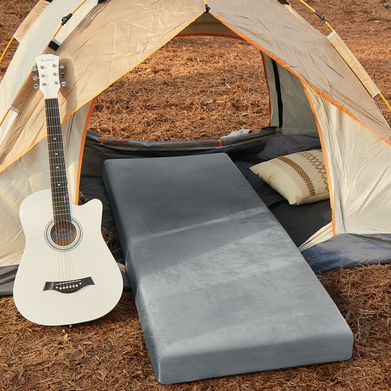 Materasso Da Campeggio In Memory Foam, Materassino Impermeabile Arrotolabile Per Esterni Con Borsa Di Trasporto 2 Colori