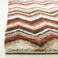 thumbnail image 4 of SAFAVIEH Tahoe Simonette Chevron Area Rug, Beige/Brown, 8' x 10', 4 of 11