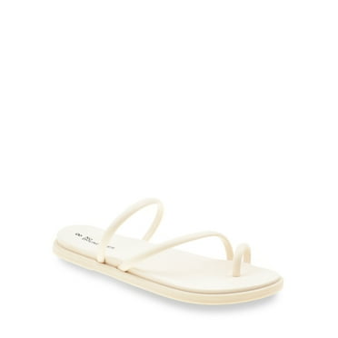 No Boundaries Strappy Toe Loop Sandals, Women's