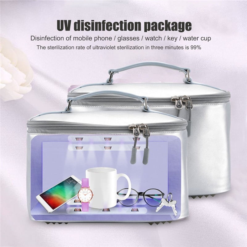 Portable UV Light Sanitizer Box Foldable Sterilizer Bag LED