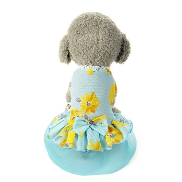 Vestido y Lazo onlyliua Para Perro y Gato Disfraz de Princesa Falda de Encaje