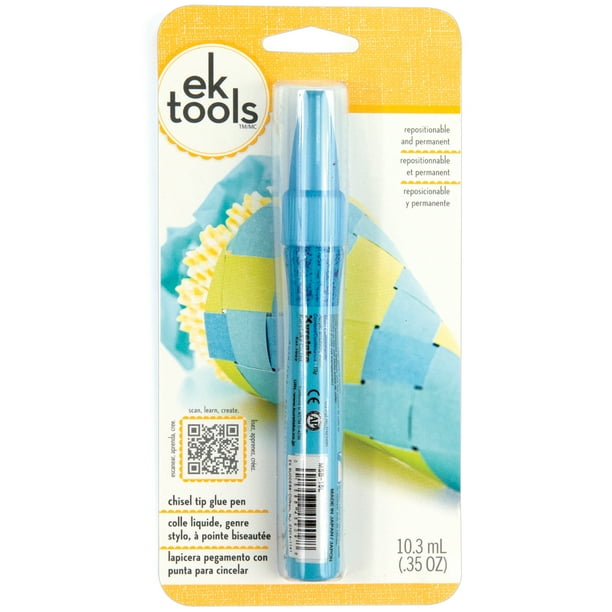 EK Tools 5500012 Glue Pen Zig Chisel Tip 2 Way, Multicolor Walmart