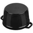 thumbnail image 4 of STAUB la Cocotte 4,75 L Fonte Ronde Haute Cocotte, Noir Brillant, 4 of 11