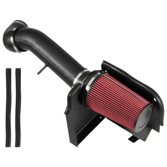 KFFKFF 3.9 Inch Cold Air Intake System with Heat Shield, Compatible with 1999-2006 Chevy Silverado/GMC Sierra 1500 V8 4.8L/5.3L, High-Performance Air Filter Kit for Enhanced Power,Throttle Efficiency