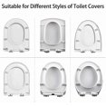 thumbnail image 4 of Universal Toilet Seat Bumpers Kit for Home Bathroom Use, 4 of 4