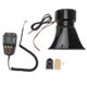thumbnail image 1 of 12V alarm horn with 7 sounds and recording for vehicles, 1 of 5