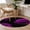 Purple, variant on Round Area Rugs Collection 4 Ft, Red Rose Non-Slip Residential Carpet, Vintage Abstract Garden Flower Floral Black Indoor Crawling Mats Runner Rugs for Living Room/Dining Room/Bedroom