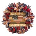 thumbnail image 1 of Día Nacional Americano Corona Amor Día de la Independencia Guirnalda Adornos Decoración para el hogar Likrtyny Libre de BPA, 1 of 9