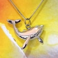 thumbnail image 5 of Unique Hawaiian Humpback Whale Necklace, Sterling Silver Hawaiian Whale Pendant, N6011 Birthday Mom Anniversary Valentine Gift,, 5 of 6
