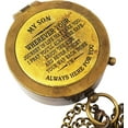 thumbnail image 3 of Engraved Compass, Customized Brass Compass for Anniversary, Birthday, Graduation Day, Confirmation Gift, Valentine Gift, Parting Gift, Sailor Gift, 3 of 5