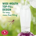thumbnail image 2 of Perky-Pet Top-Fill Hummer's Favorite Glass Hummingbird Feeder - 36 oz, 2 of 17