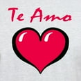 thumbnail image 3 of CafePress - Te Amo Light T Shirt - Men's Classic Graphic T-Shirt, 3 of 4