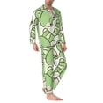 thumbnail image 2 of Haiem Cute Frog Pattern Men’s Long-sleeve Sleepwear,Sleepwear Set,2-piece Loungewear Set,Soft PJs Comfy Nightwear with Pockets-X-Large, 2 of 7