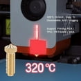thumbnail image 3 of 10pcs 3D Printer Brass Nozzle Extruder Nozzle Printer Nozzle for  3 Combo S1 Extruder Hot End Replacement Kit Printer Nozzle Set 3D Printer Extruder, 3 of 7