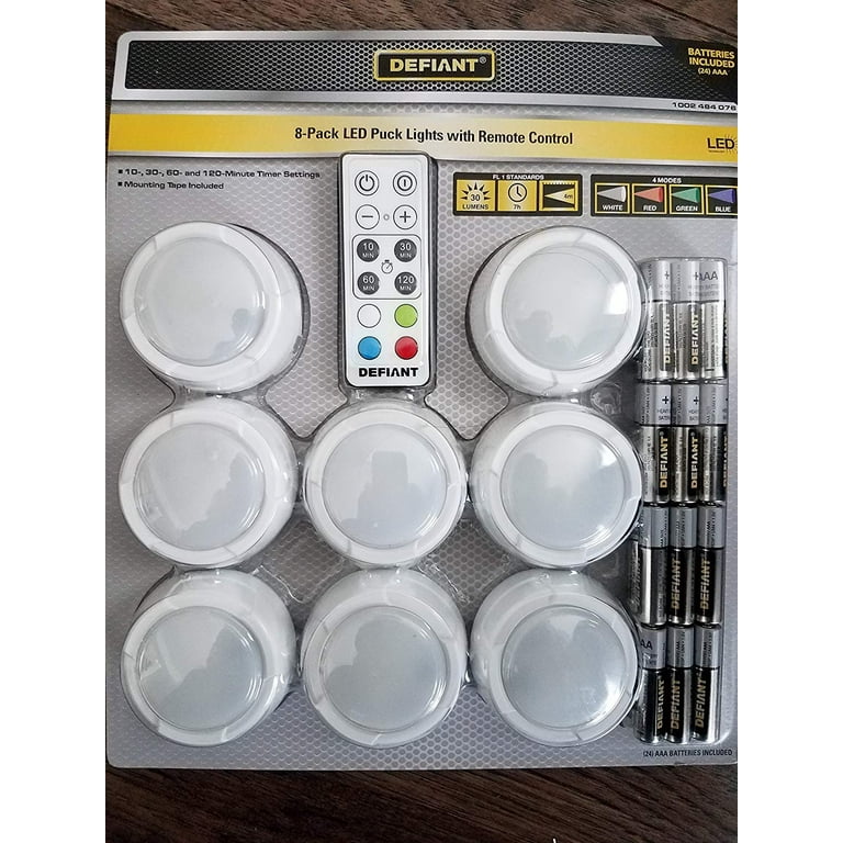 Defiant 8 pack color changing lights outlet