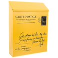 thumbnail image 1 of Yellow Iron Wall Mount Mailbox for Storage Use Durable and Spacious Suitable for Home Office 12.5 x 6.5 x 10 Inches, 1 of 4