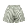 thumbnail image 6 of Striped Running Shorts Womens High Waist Ladies Summer Workout Sports Gym Shorts for Women with Pockets Green S, 6 of 6