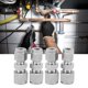 thumbnail image 5 of 304 Stainless Steel Higher Strength Compression Tube Adapter, Straight Compression Tube Adapter, Stable For Water Pipes Air Pipes Fittings Oil Pipes ANGGREK Otros, 5 of 8